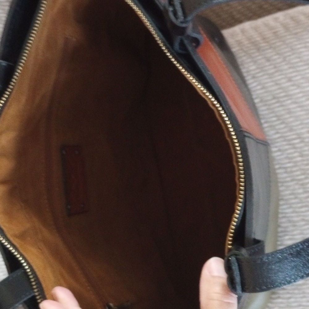 Patricia Nash Colorblock Leather Tote Bag - Picture 7 of 9